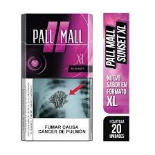 PALL MALL SUNSET XL  20 UN 